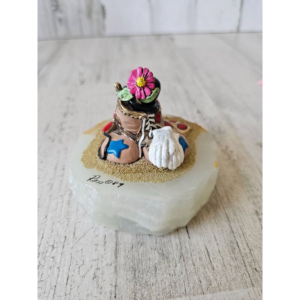 Ron Lee clown shoes clothing rare limited 50 1989‎ vintage statue signed circus